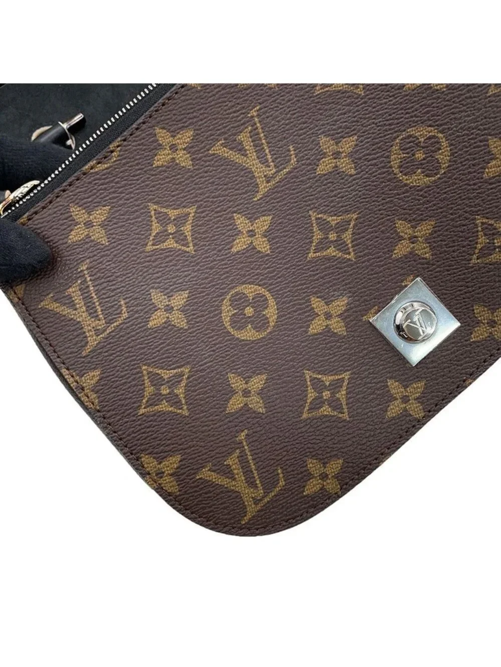 Louis Vuitton Handbag Monogram Chain It PM 2-Way Black